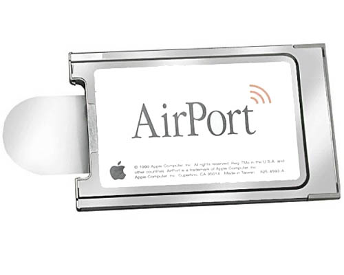 Airport card. Original Apple 11Mbps 802.11b